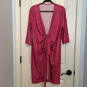 Women’s V-Neck Tie Front Dress